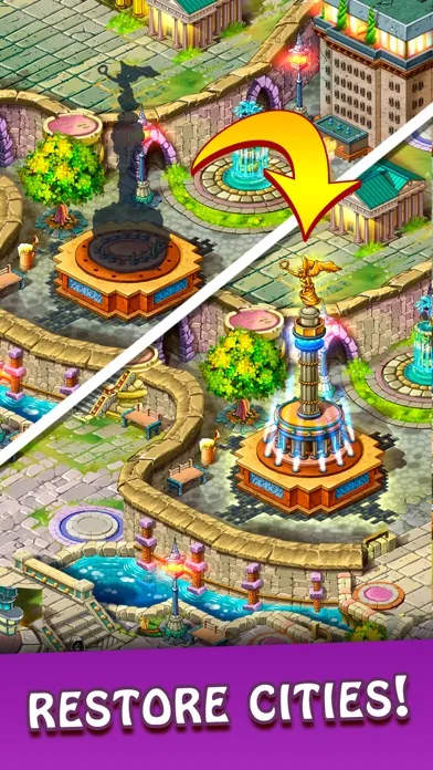 Captures d'écran de Magica! Match 3 Puzzles games